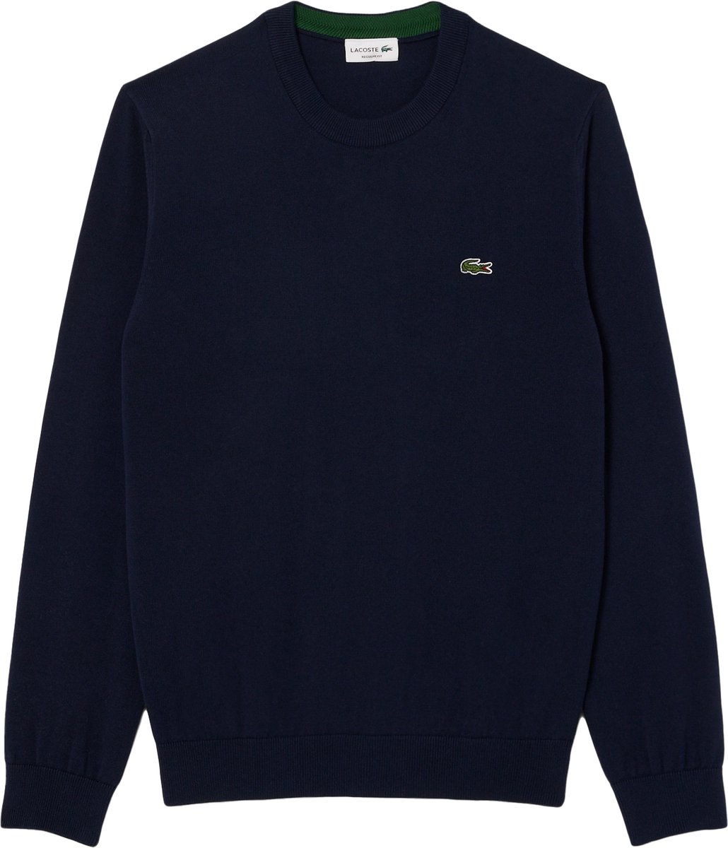 Lacoste herentrui katoen O-hals Blauw