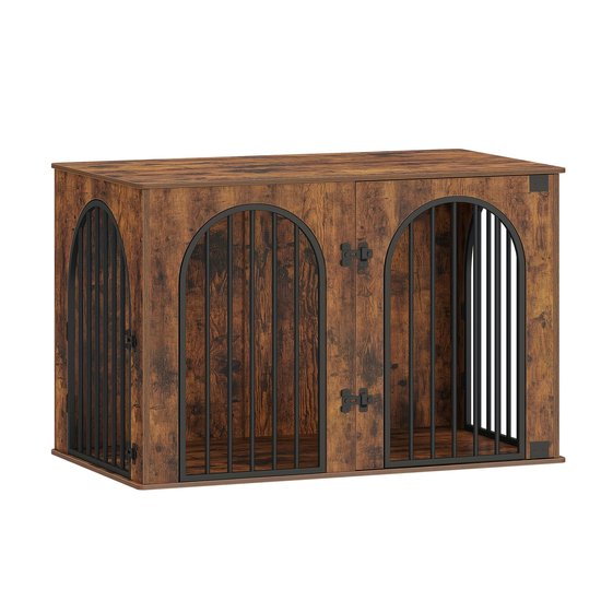 Test : cage pour chiens Hzuaneri 100cm, table d'appoint et niche moderne intérieure