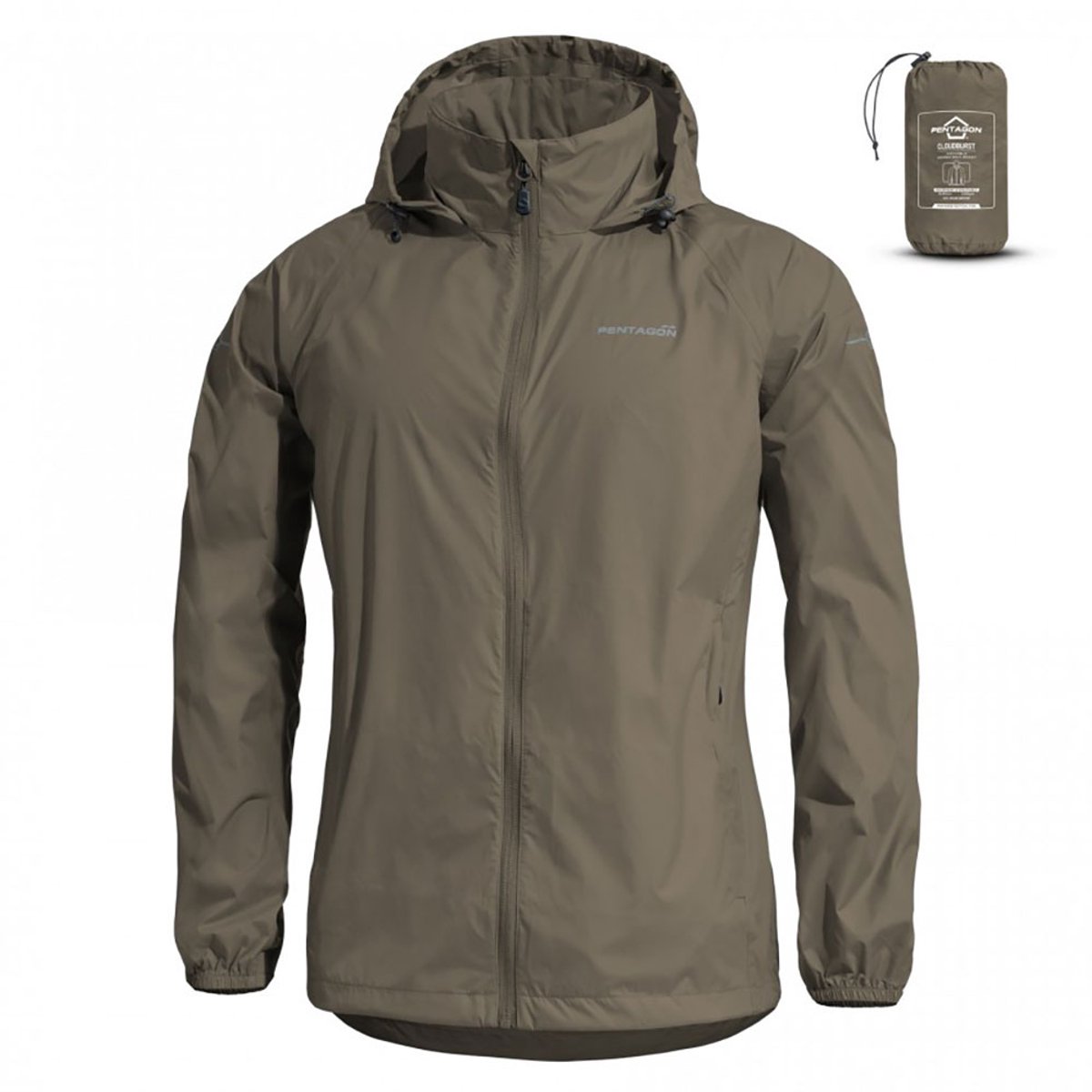 Pentagon Cloudburst Regenjas Vrouw Ral7013