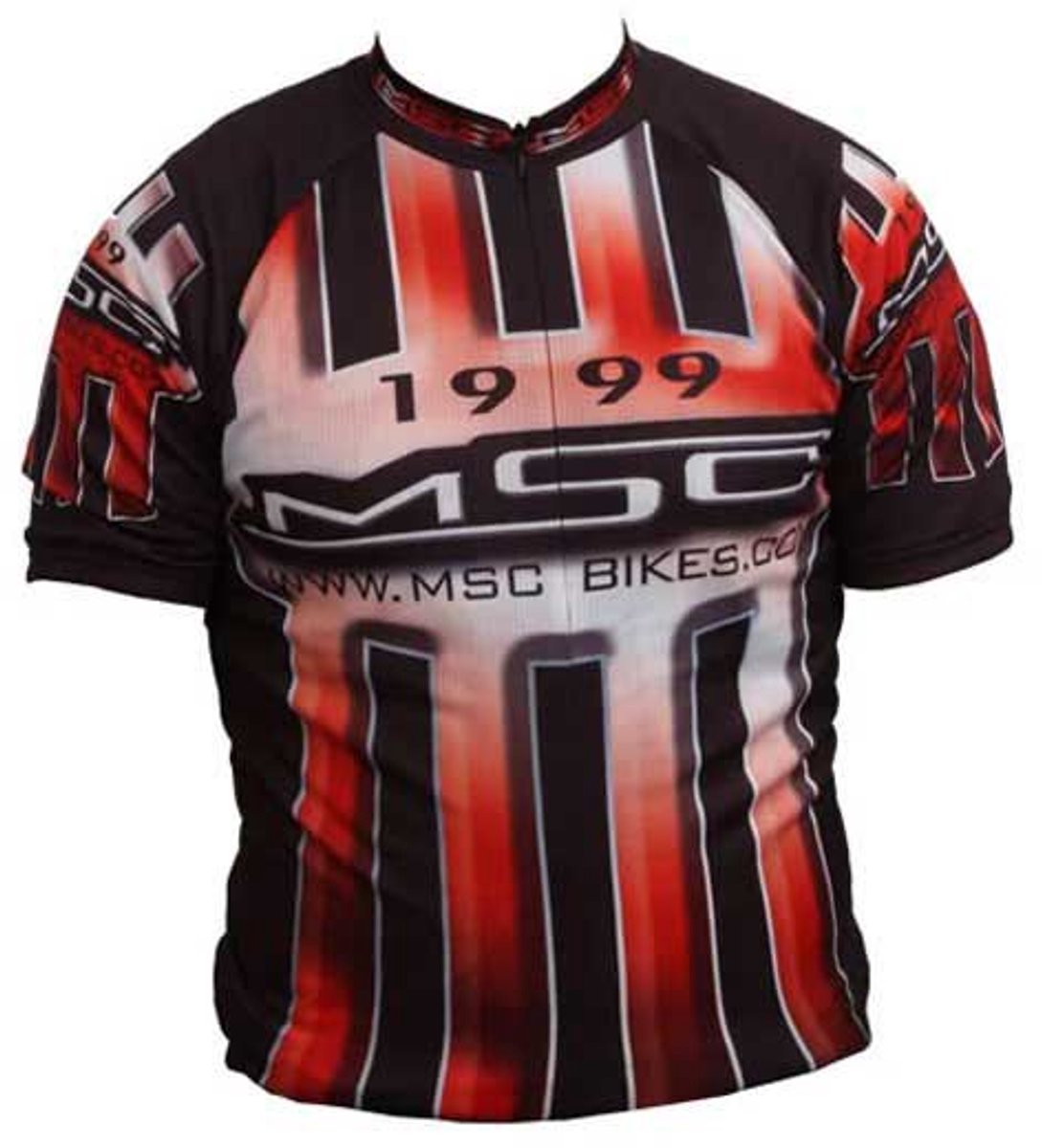 Msc Korte Mouw Wielertrui Rood XL Man