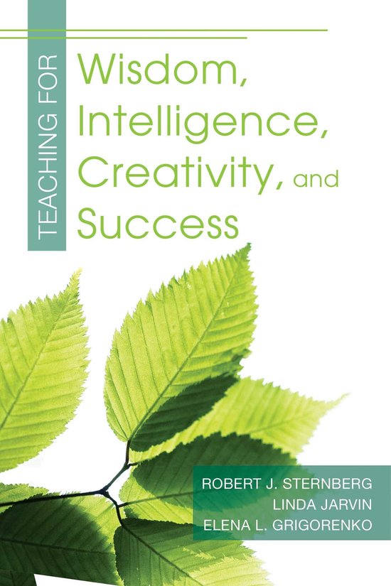 Teaching for Wisdom, Intelligence, Creativity, and Success - cover
