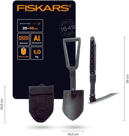 Fiskars Klapspade - Opberghoes - Compact van Fiskars — afbeelding 3