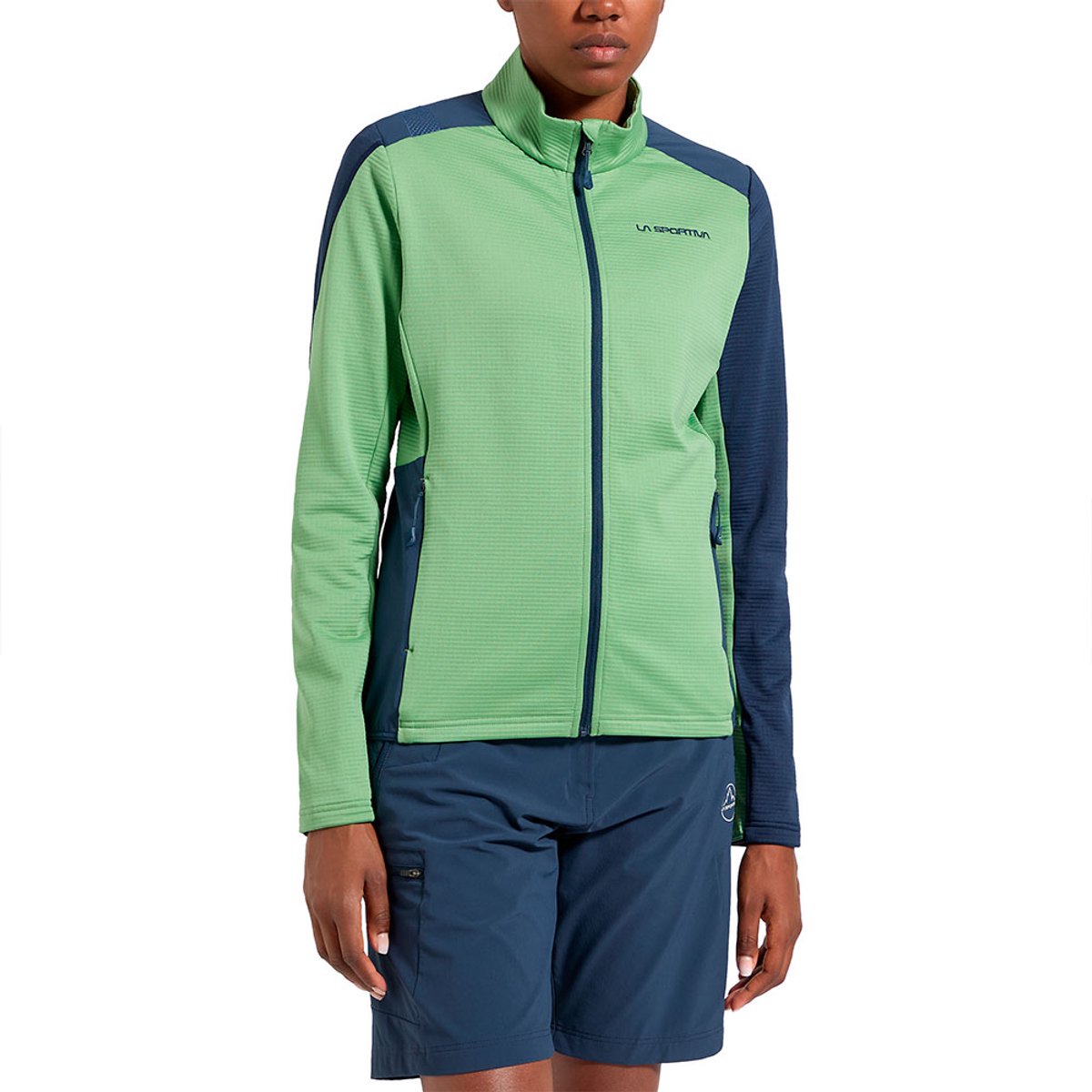 La Sportiva True North Fleece Met Volledige Rits Vrouw Groen
