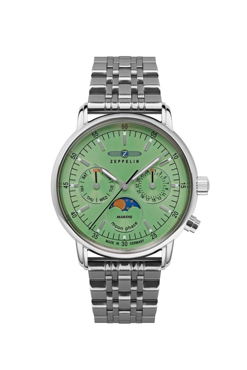 Zeppelin 8637M-4 LZ 14 Marine horloge 36 mm