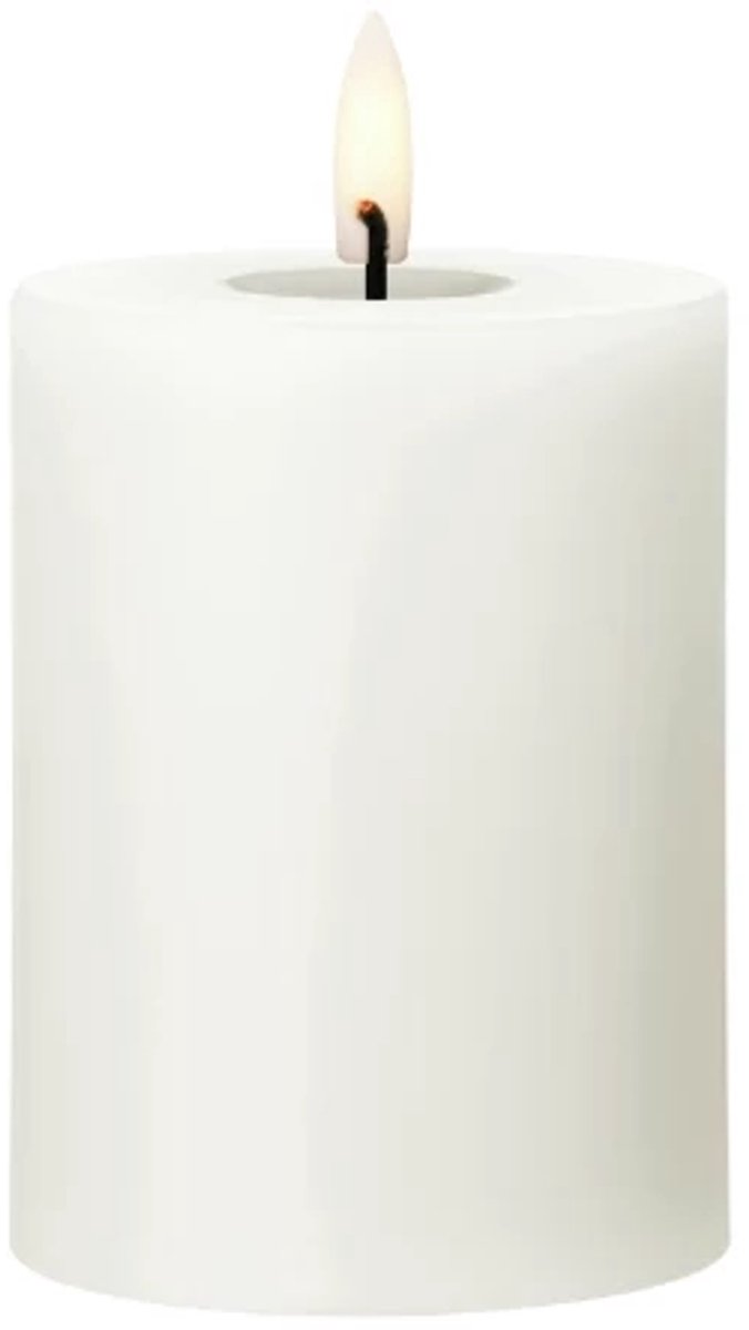 Ester & Erik Led Pillar kaars H10cm silky wit
