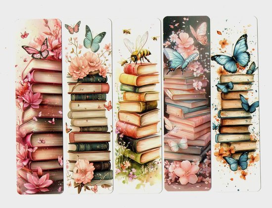 Ontwerp je eigen: Boekenlegger set van 6 - Modern Kopen