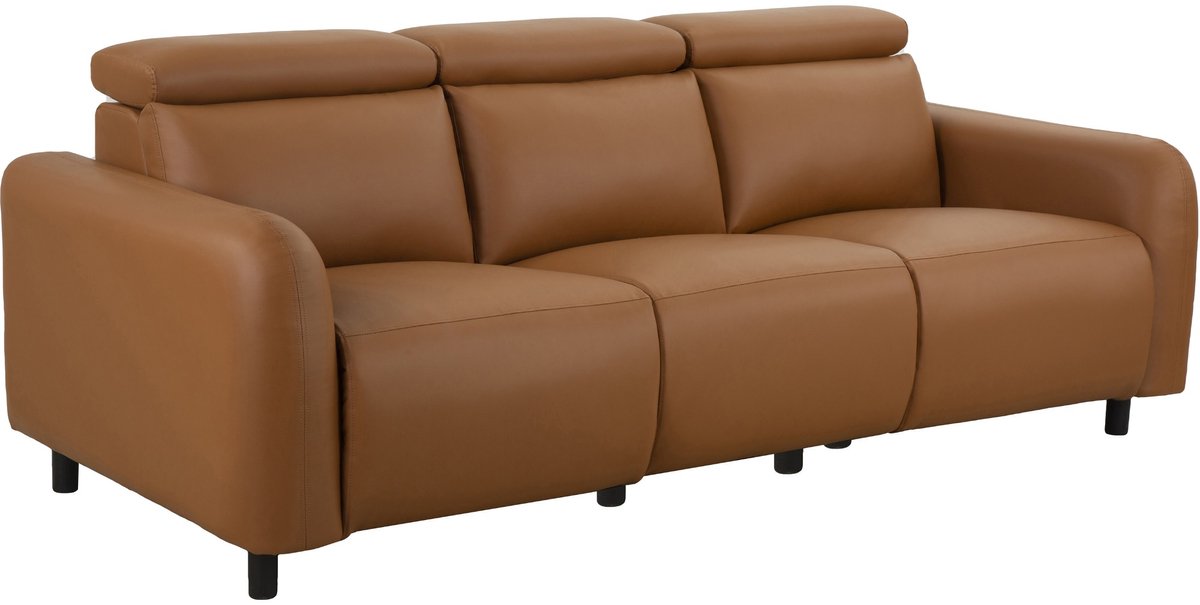 Notio Living Skaane-3Zits - 2 Relax - Cognac PU Bruin