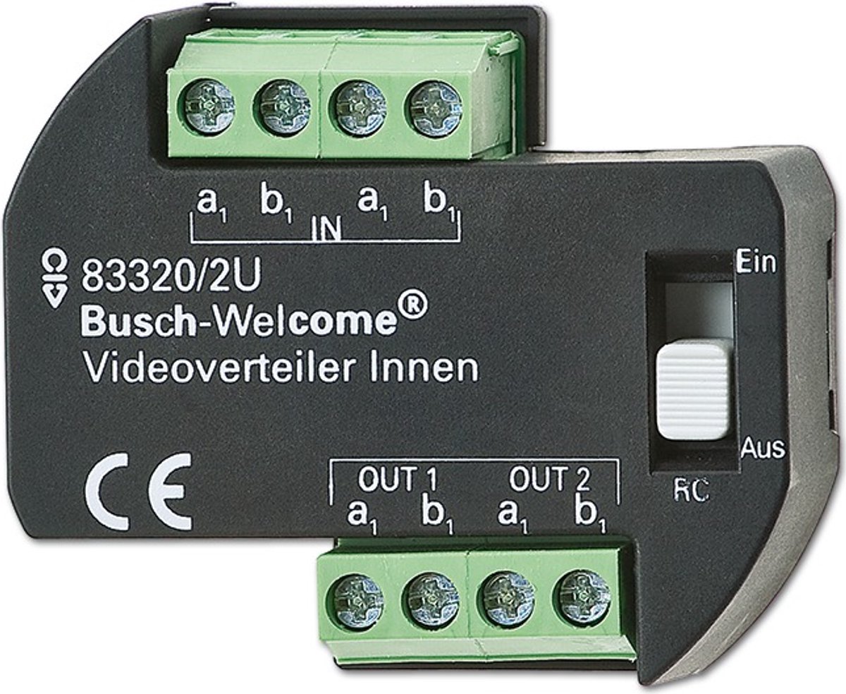 Busch-Jaeger Videoverdeler binnen UP, 2-voudig (83320/2 U), 2CKA008300A0042