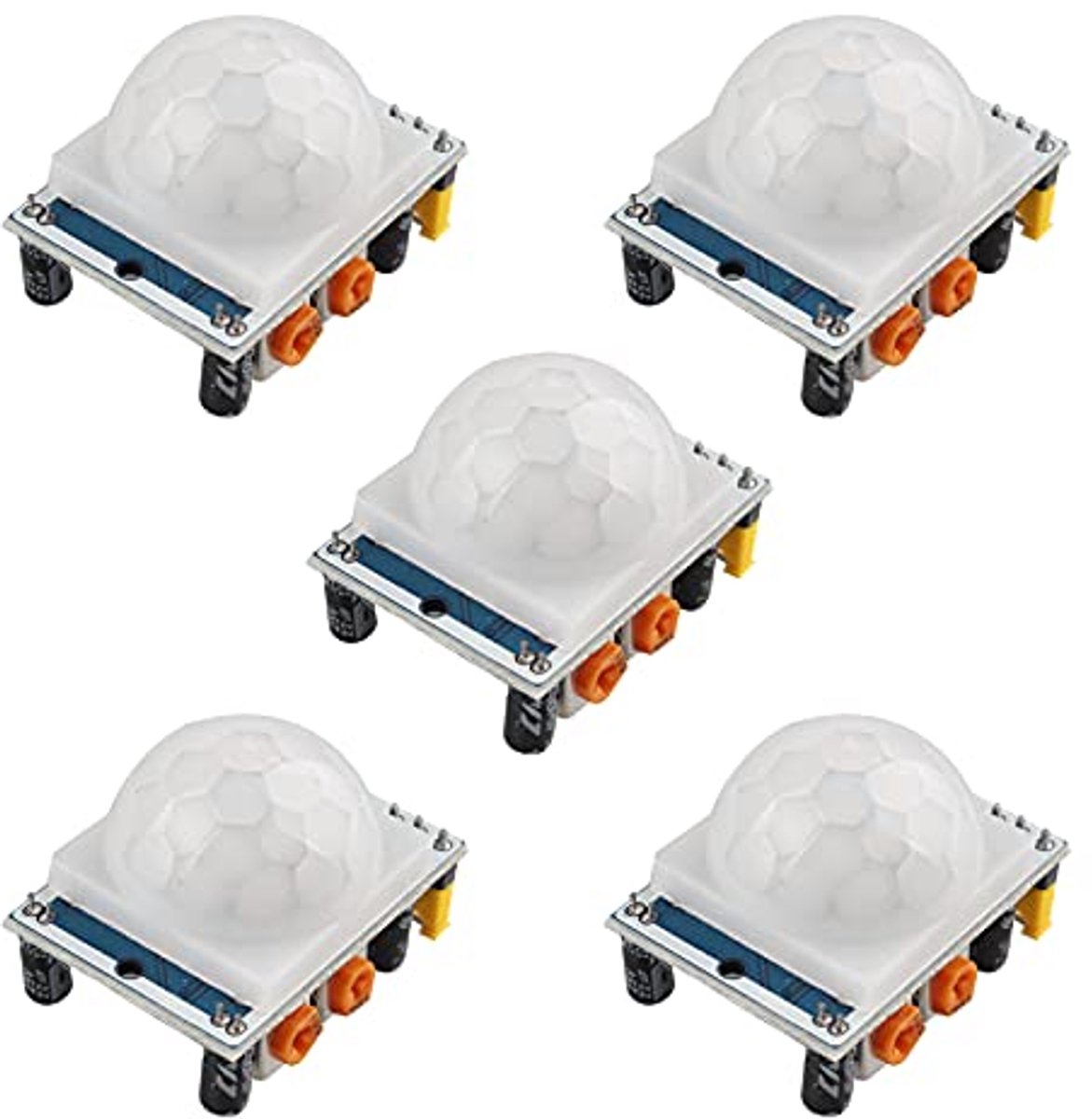 5 Stuks PIR Bewegingssensor Module voor Automatische Verlichting en Veiligheidssystemen