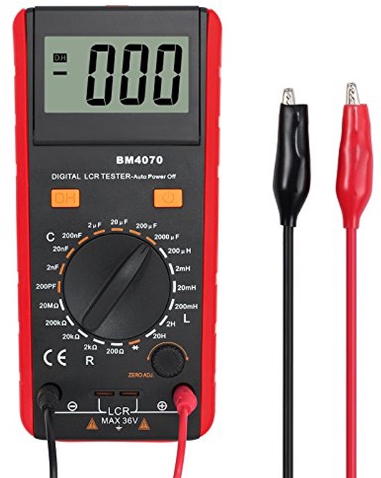Capacimeter Digitale Capaciteitsmeter met Groot Display - Capacimeter voor Inductie ...