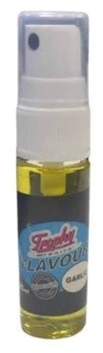 Trophy Baits Flavour Spray 20ML – verkrijgbaar in Strawberry, Scopex, Squid, Sardine, Liver en Garlic Garlic 20ML
