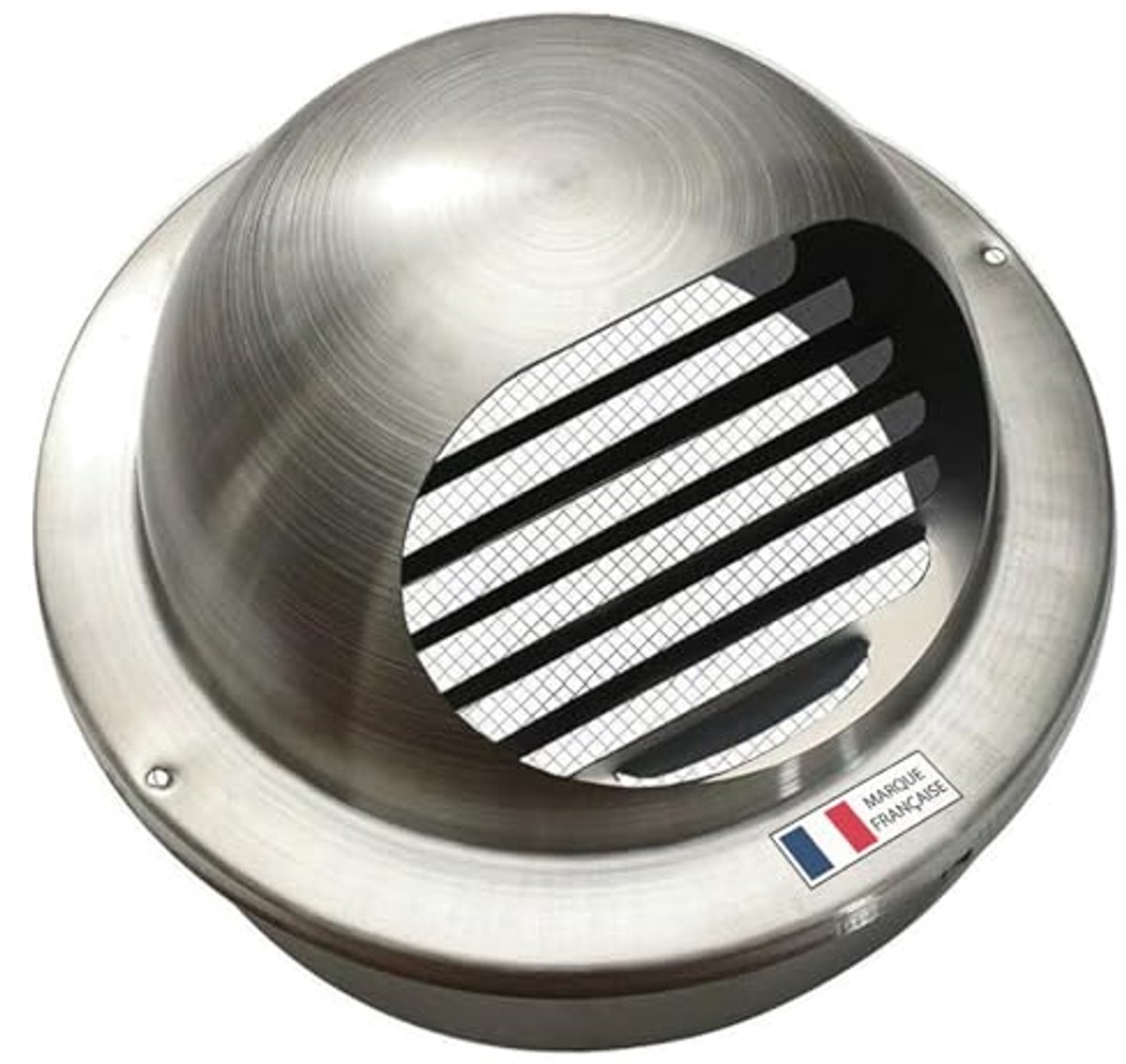 Roestvrijstalen Ventilatierooster 125 mm met Muggennet en Luchtafvoer voor Ventilatie en A