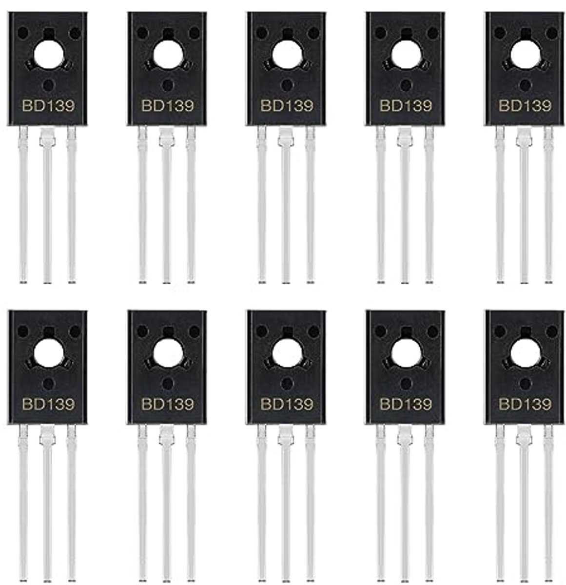 Vermogenstransistor NPN 1,5A 80V TO-126 voor Audioversterkers (verpakking van 20 stuks)
