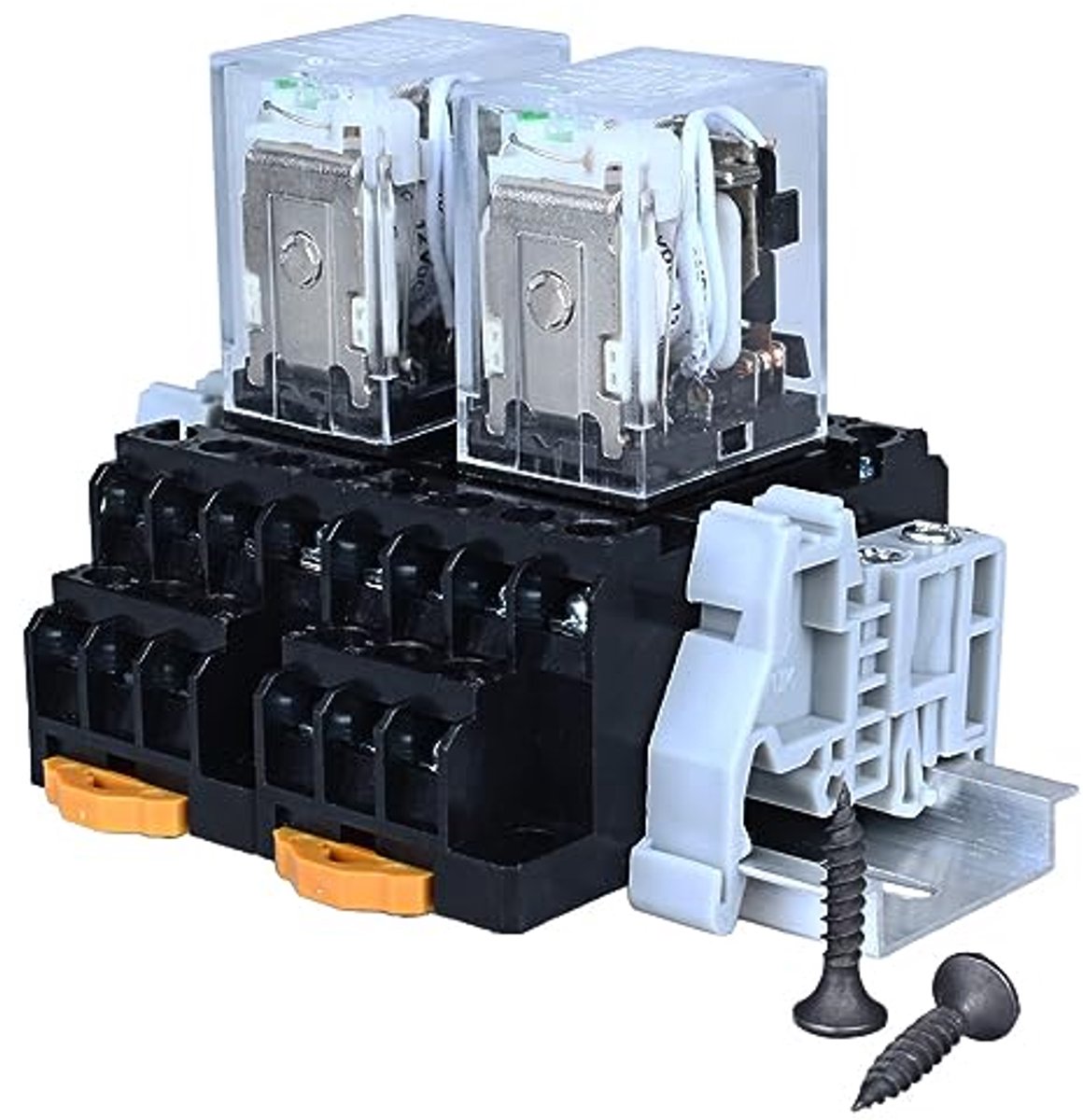 Elektromagnetisch relais 12V DC 5A 14 pins schakelaar met controlelampje