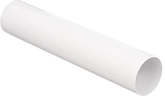 Foto: Ventilatiebuis 100 mm 0 5 meter lange abs kunststof ronde buis voor afzuiging en afvoer