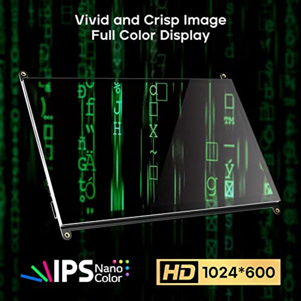 Draagbaar 7 inch Touchscreen Monitor met HDMI en USB voor Raspberry Pi