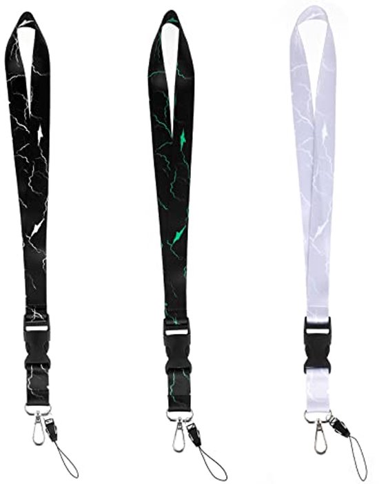 YOYOL Neck Lanyard Sleutelhanger Premium Kwaliteit Ketting Strap Houder, voor Id Badge, Sleutels, Portemonnee, voor Mannen Vrouwen Cool Lanyards