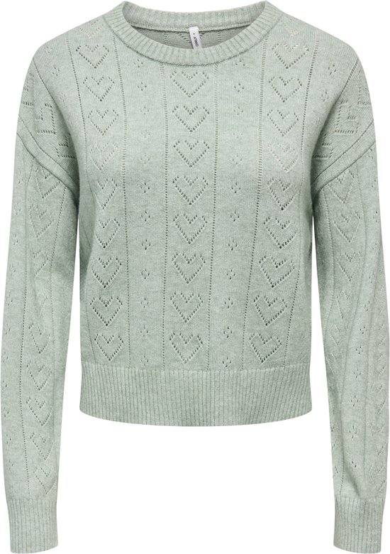 ONLY - ONLISA LIFE LS STRUCT BOXY ONECK CC KNT - Filles - Pulls tricotés