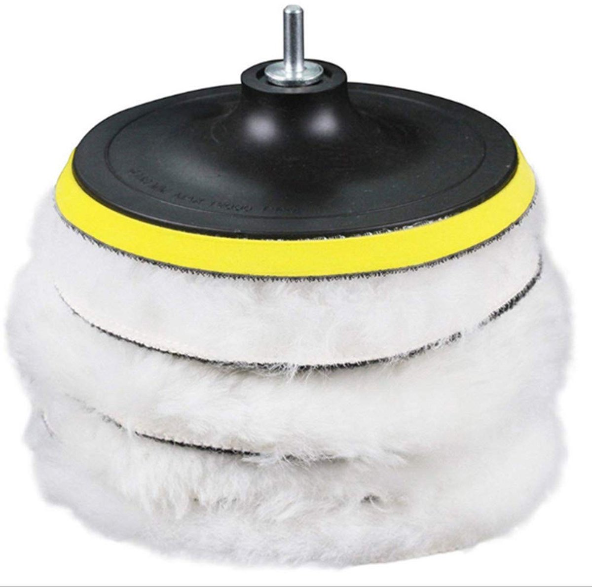 150 mm Set van 4 Lambswool Polijstschijven - Polijstpads - Autoaccessoires