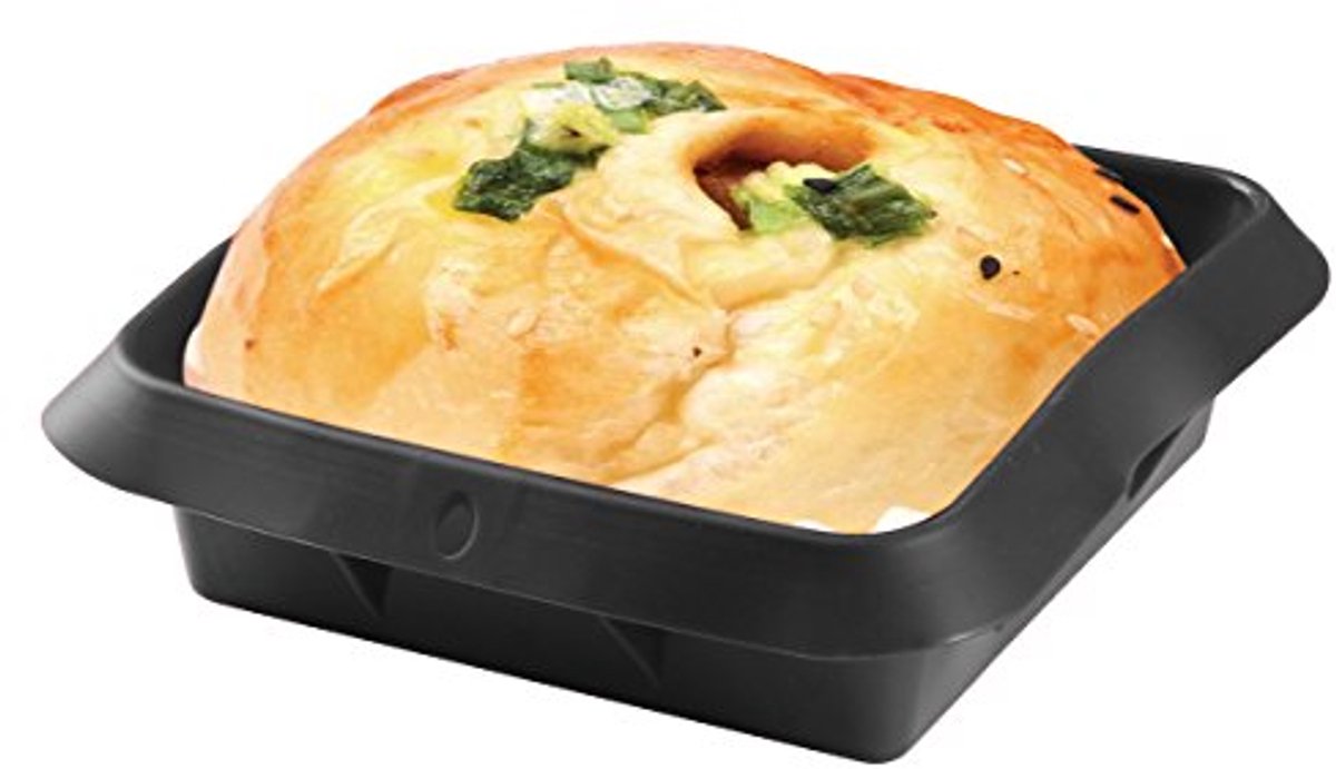 Siliconen Bakvorm voor Lasagne - Hittebestendig en Antikleef - Vaatwasserbestendig - Zwart
