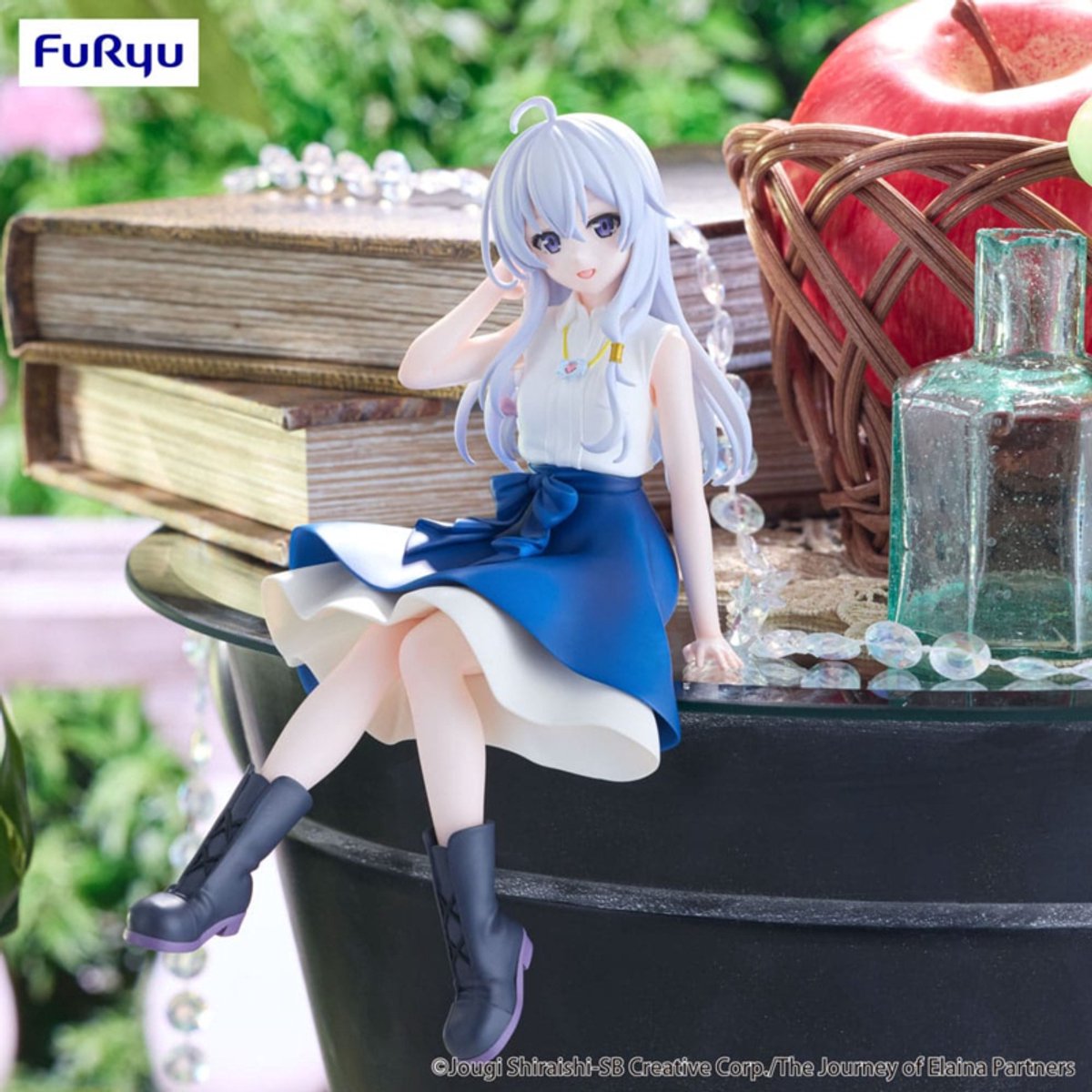 Furyu Toverstaf / Toverstokering Witch: The Journey of Elaina Noodle Stopper PVC Statue Elaina Flared Skirt Ver. 14 cm Beeld