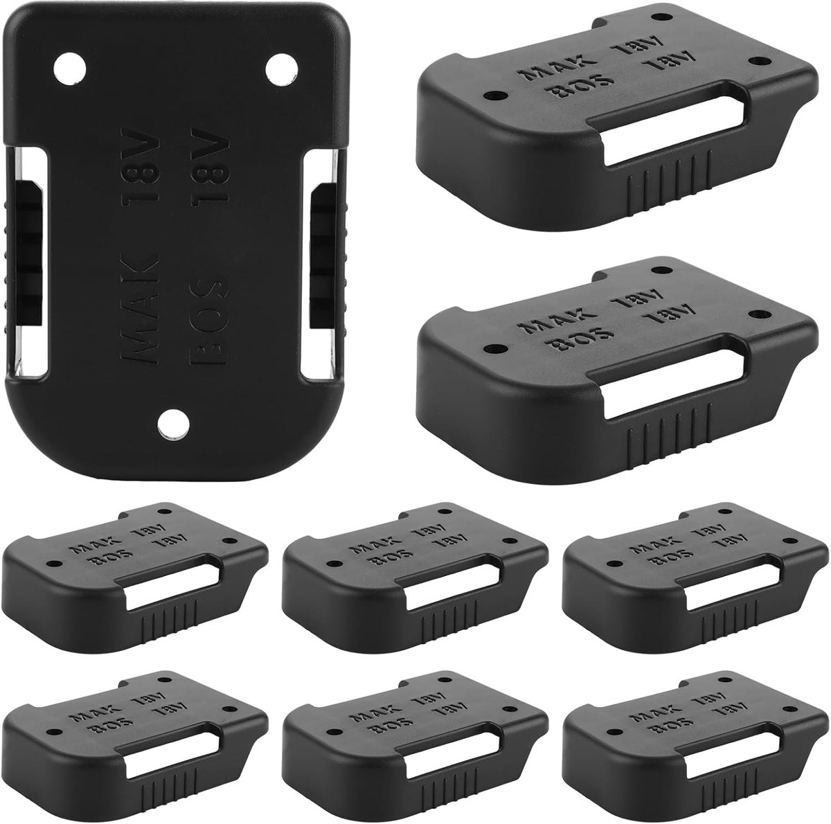 8 pieces batterijhouder voor Makita - 18V Bosch batterij - 14.4V batterijhouder