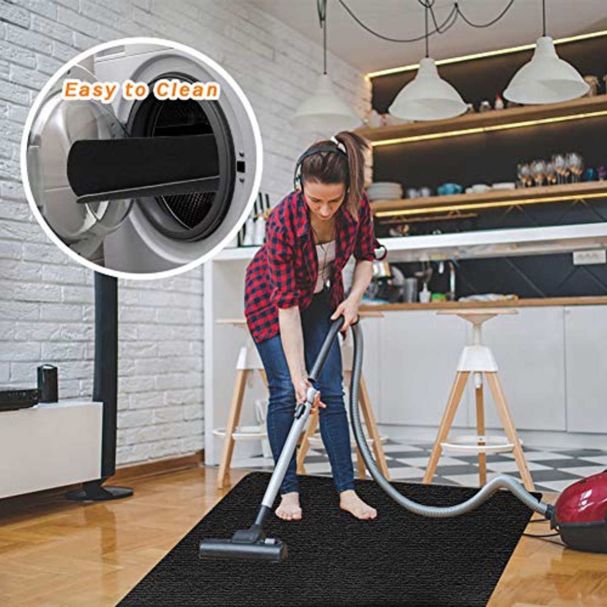 Bureaustoelmat voor Houten Vloeren - Antislip Vloerbeschermer 47" x 35"