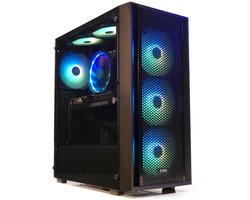 Intel i5 6-Core Allround RGB MESH Game PC (Minecraft, Roblox en Fortnite op hoge settings) met GeForce RTX 3050 Videokaart|16GB RAM|500GB SSD|i5-12400|WIFI en Bluetooth|Windows 11 PRO
