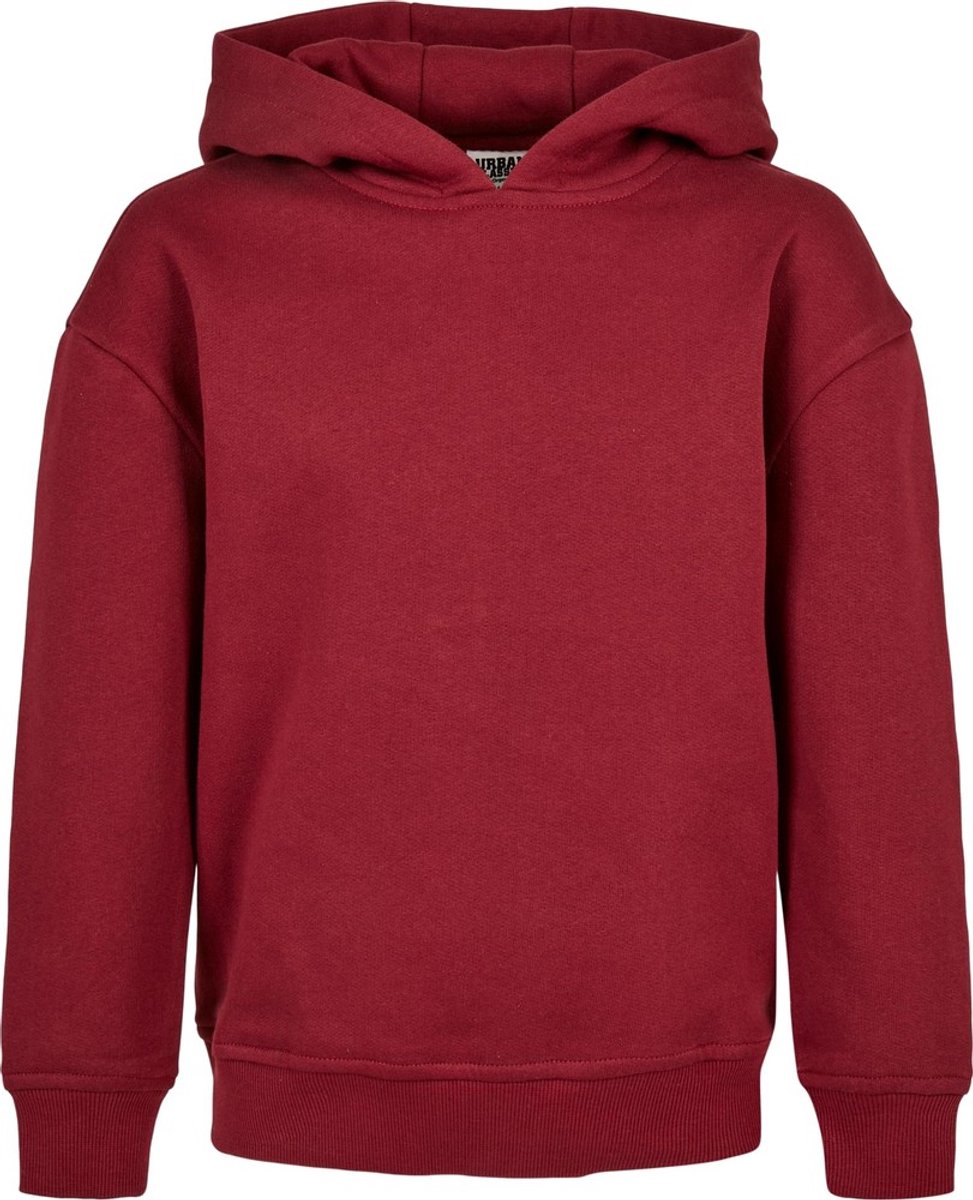 Urban Classics Oranic Kinder hoodie/trui Kids 110/116 Rood