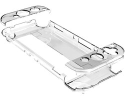 Kunststof beschermcase geschikt voor Nintendo Switch OLED - OLED beschermhoes - Transparant - Kunststof - 1 stuk - CHPN