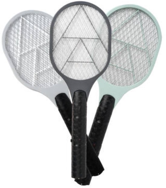 Vliegenmepper elektrisch - multi color - op batterijen - kunststof - Muggen/Insecten mepper