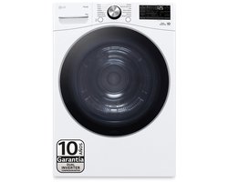 LG RH18U8AVCW warmtepompdroger 18 kg met Dual Inverter Heat Pump - AI Dry en Sensor Dry voor energiezuinig en gelijkmatig drogen - Auto Cleaning Condenser en EcoHybrid. ThinQ slimme bediening. Energieklasse A+++