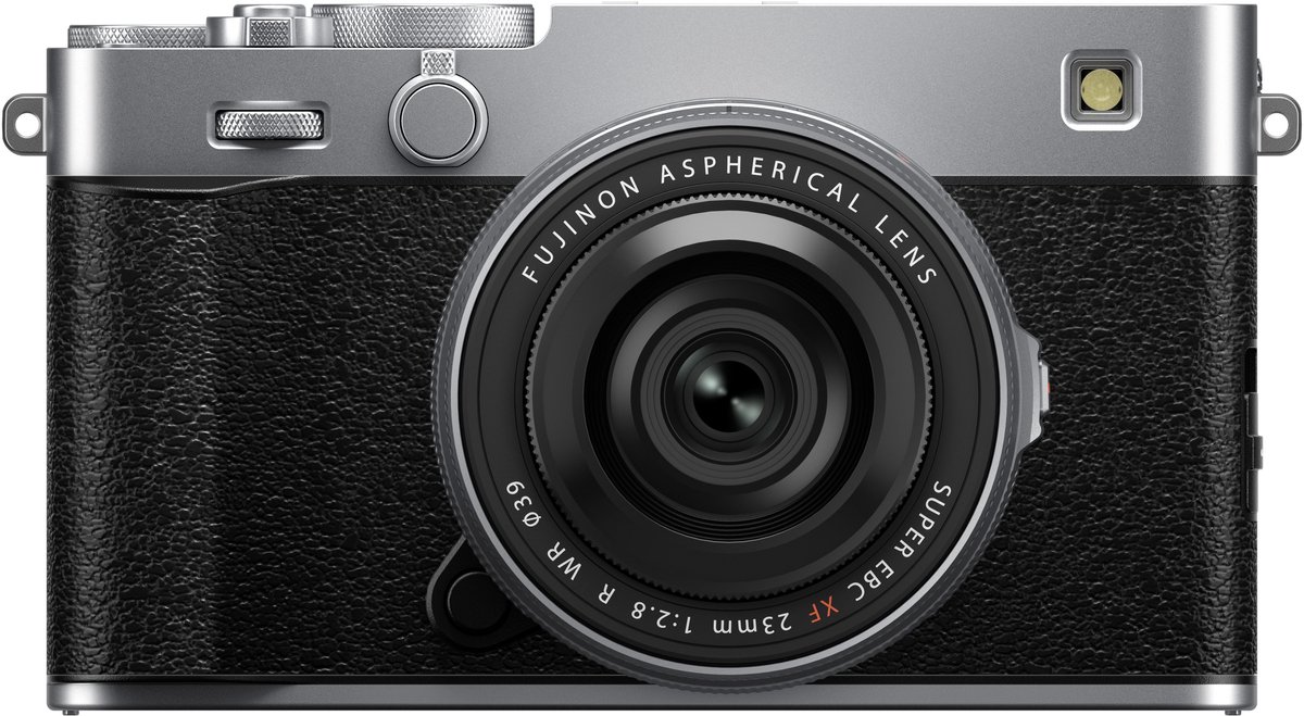 Fujifilm X-E5 systeemcamera Zilver + XF 23mm f/2.8 Pancake