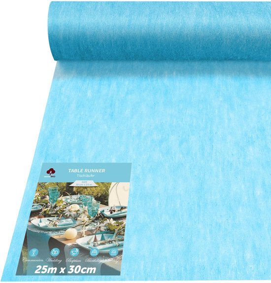 Moderno Tafelloper, tafeldecoratie, in appelgroen (30 cm x 25 m), feestelijke decoratie voor verjaardagen en bruiloften, feestdecoratie en bruiloftsdecoratie, veelzijdige tafelloper