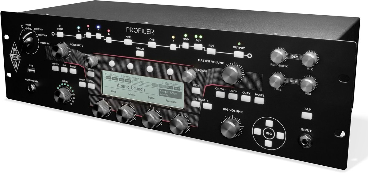 Kemper Profiler PowerRack MK 2 - Modelingversterker top voor gitaren