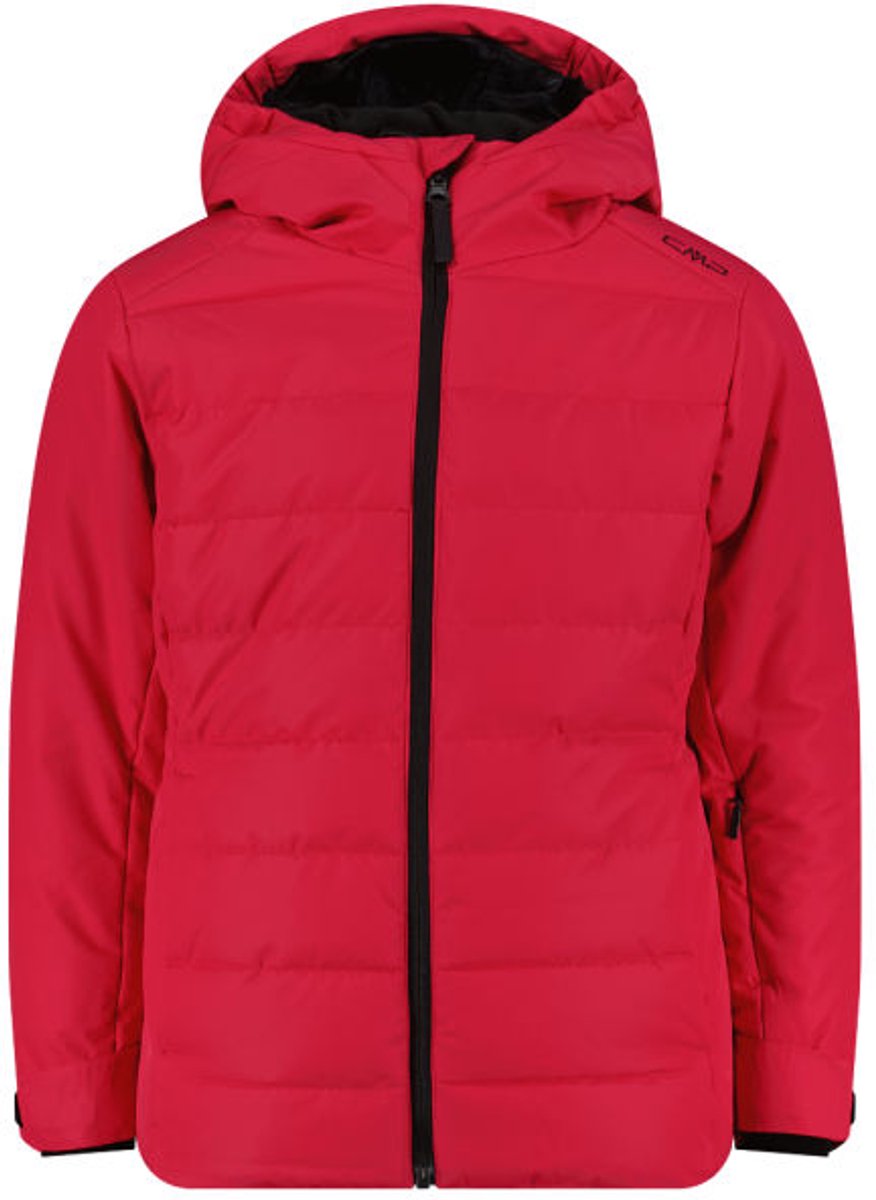 CMP Kid G Jacket Fix Hood – Wintersport Jassen Ski Jassen Carmesino