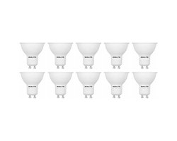 Asalite LED Lamp Spot GU10 Fitting - 3W = 25W - 260 Lumen - 4000K Neutraal Wit Licht - Niet Dimbaar - 220-240V - Ø50mm - GU10 LED Spotlamp - 10 stuks