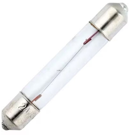 Festoon 3W 250mA 12V - C5W C10W - 11x39mm - Geschikt voor auto, motor en elektronische toepassingen