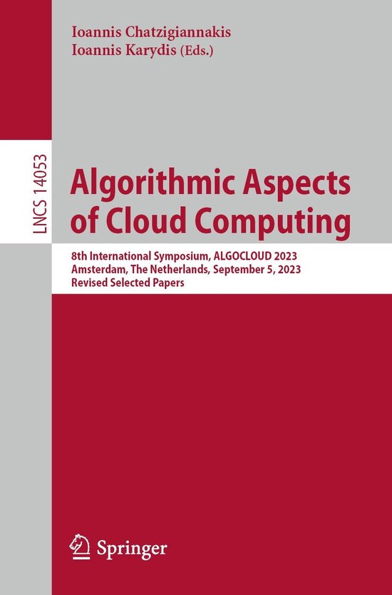 Springer Nature Proceedings Computer Science - Algorithmic A ... - cover