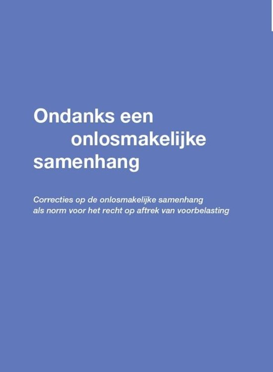 Ondanks een onlosmakelijke samenhang - cover