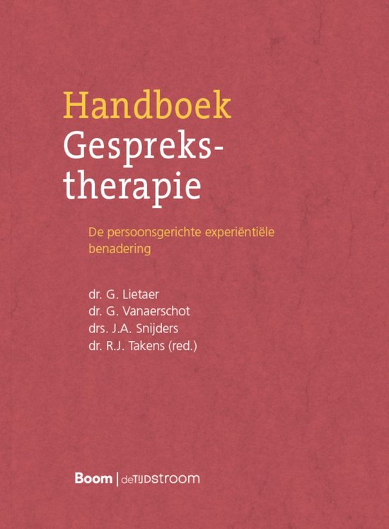 Handboek gesprekstherapie - cover