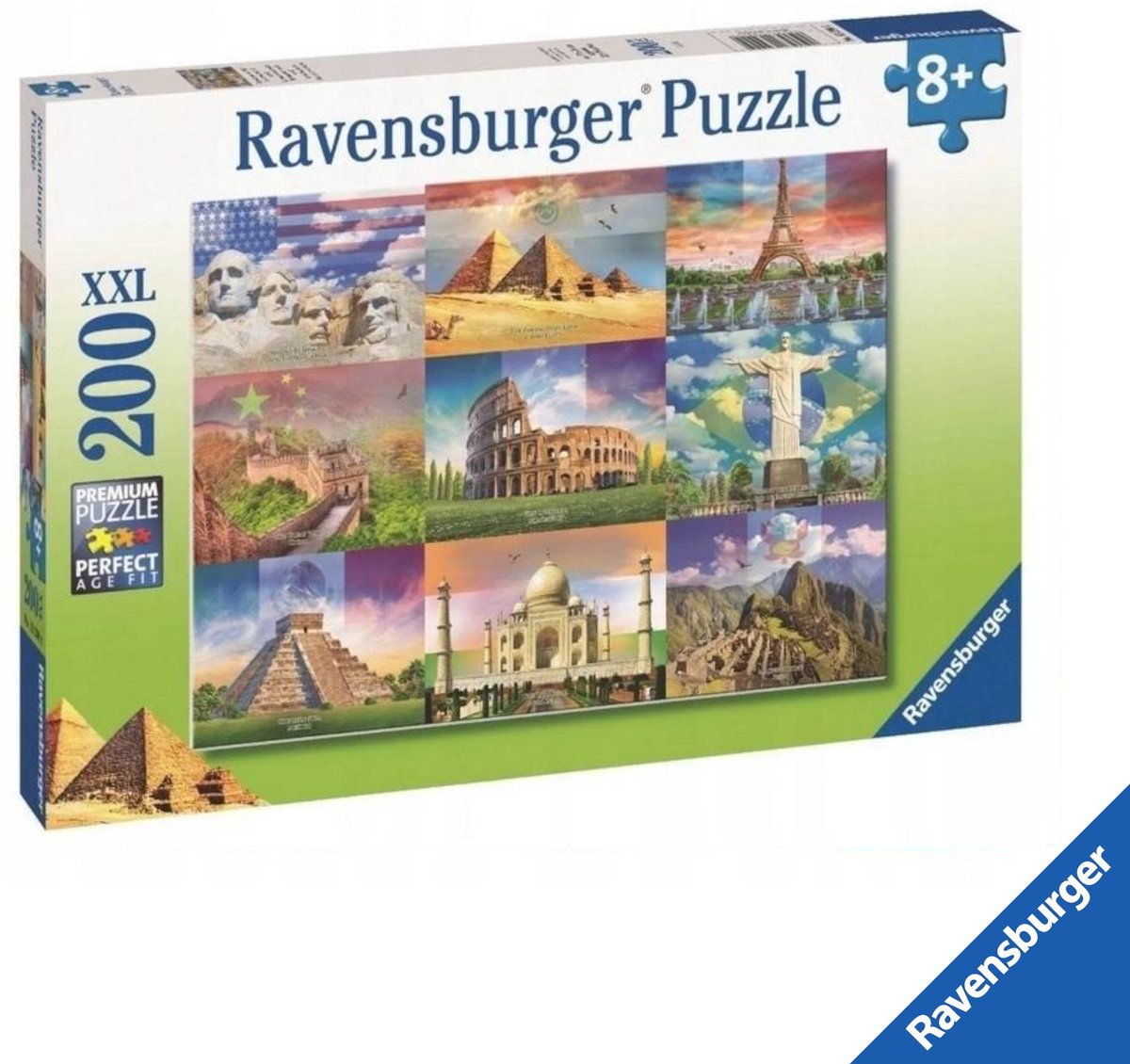 Ravensburger Premium Monumentale Gebouwen Puzzel 200 Stukjes