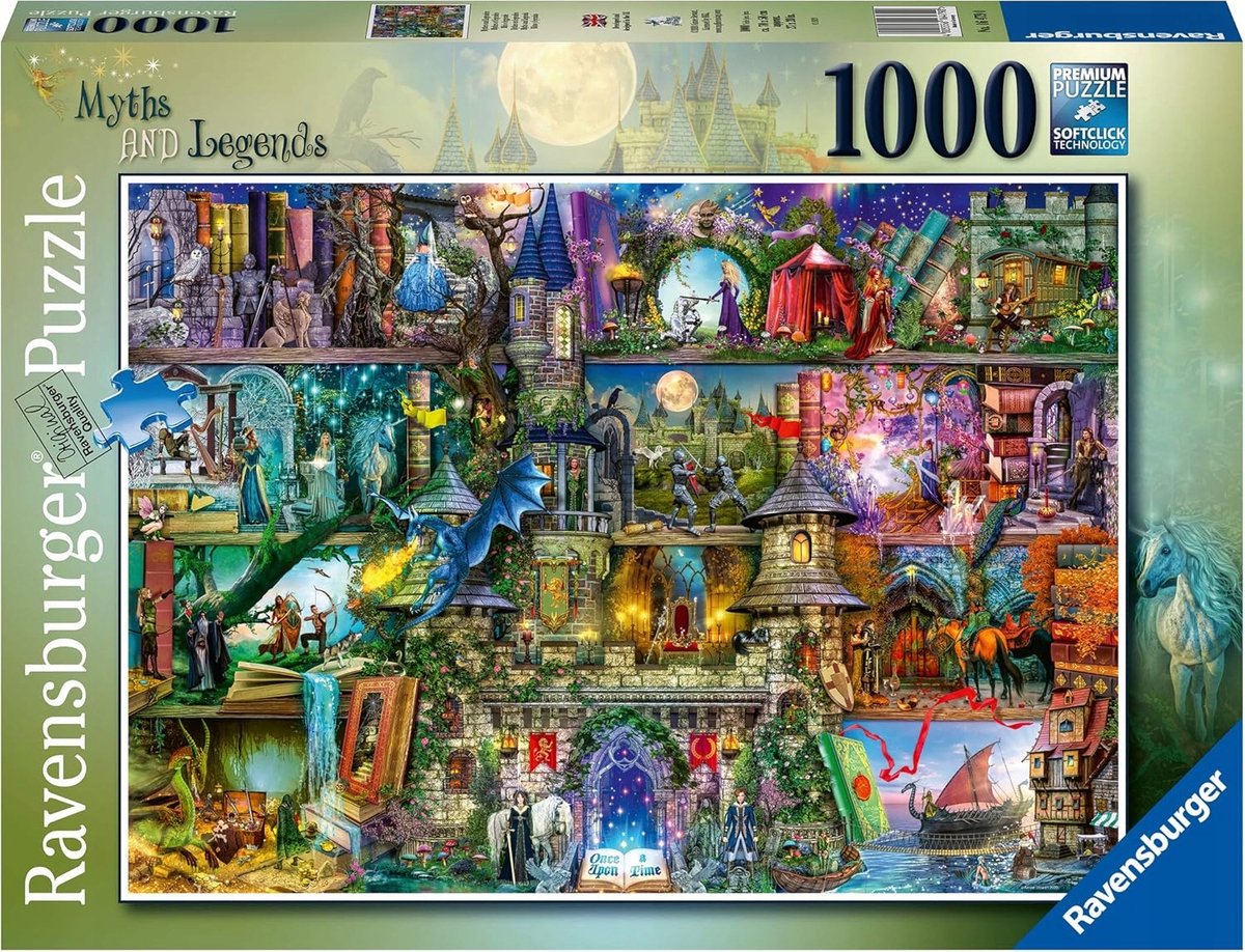 Ravensburger Premium Puzzel 1000 Stukjes - Mythen en Legenden