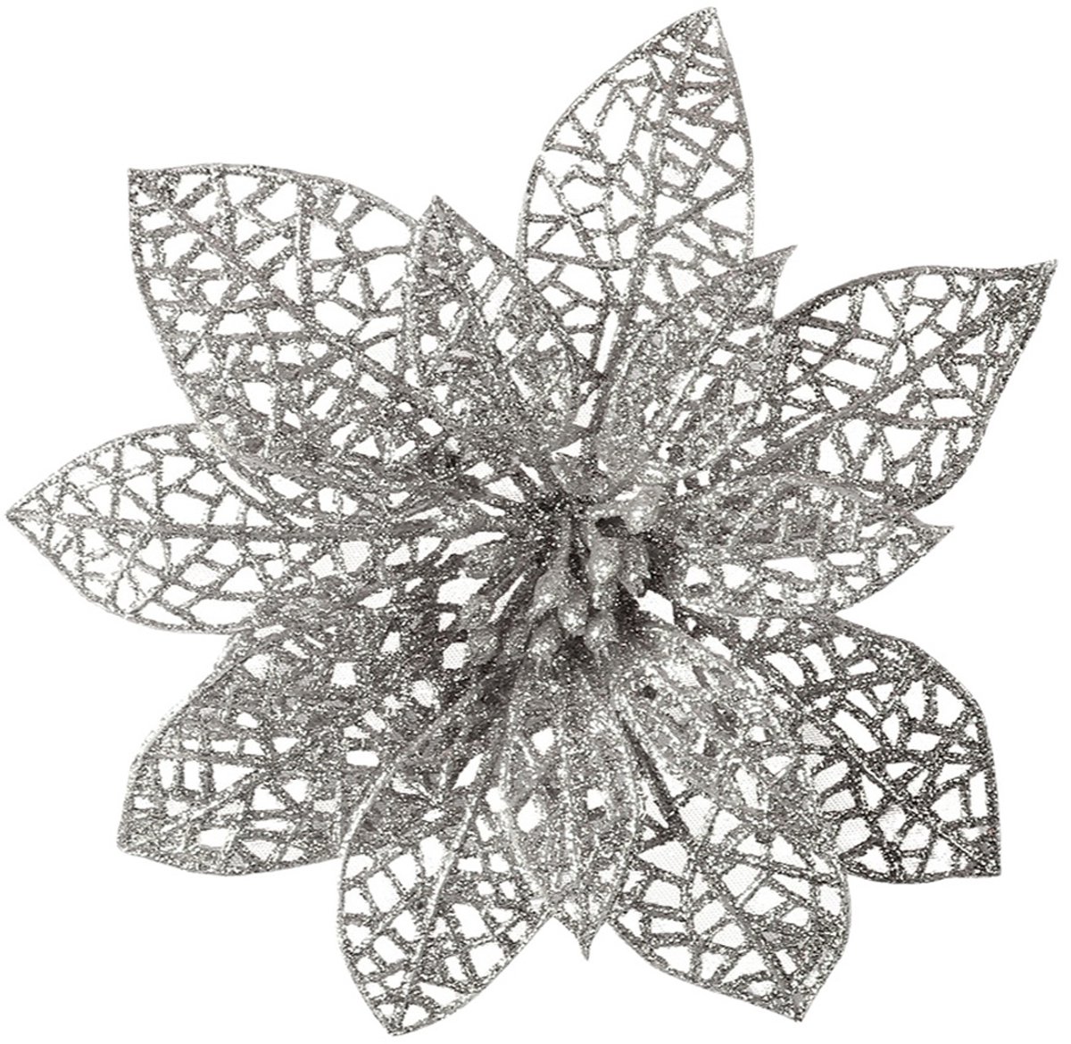 Kerstversieringen Kerstbloem 8cm Kerstbloem Kerstkrans Accessoires (1 stuk)
