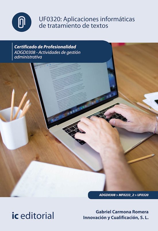 Aplicaciones Informáticas de tratamiento de textos. ADGD030 ... - cover