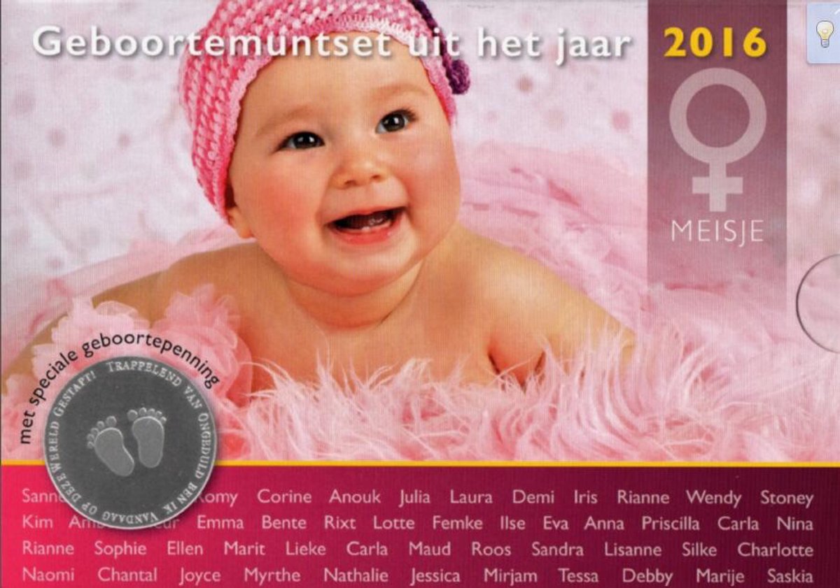 Geboorteset baby Meisje 2016