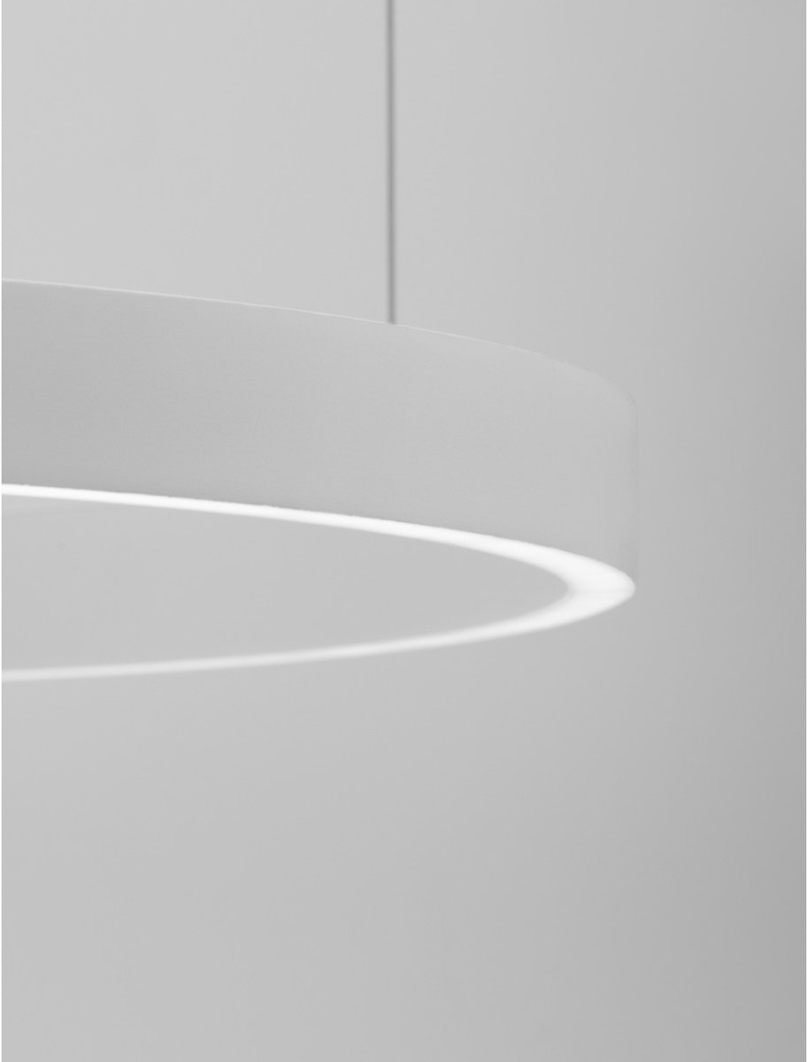 Lyora Design hanglamp Elowen wit Ø 80cm - 9345663