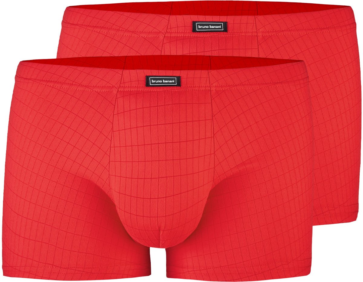 Bruno Banani Heren retro short / pant 2 pack Check Line 2.0