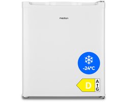 MEDION Minivriezer (33 liter bruikbare inhoud, 51 cm hoog, in hoogte verstelbare voetjes, verzonken greep, handmatige temperatuurinstelling, sterrenclassificatie 4 sterren, MD37675)