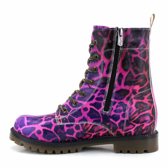 Bottes femmes GOBY Wild Clash – Fait main – Cuir vegan – Femme – Pointure 38